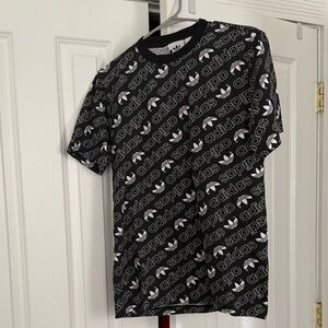 adidas Originals Black and White Short Sleeve Tee
